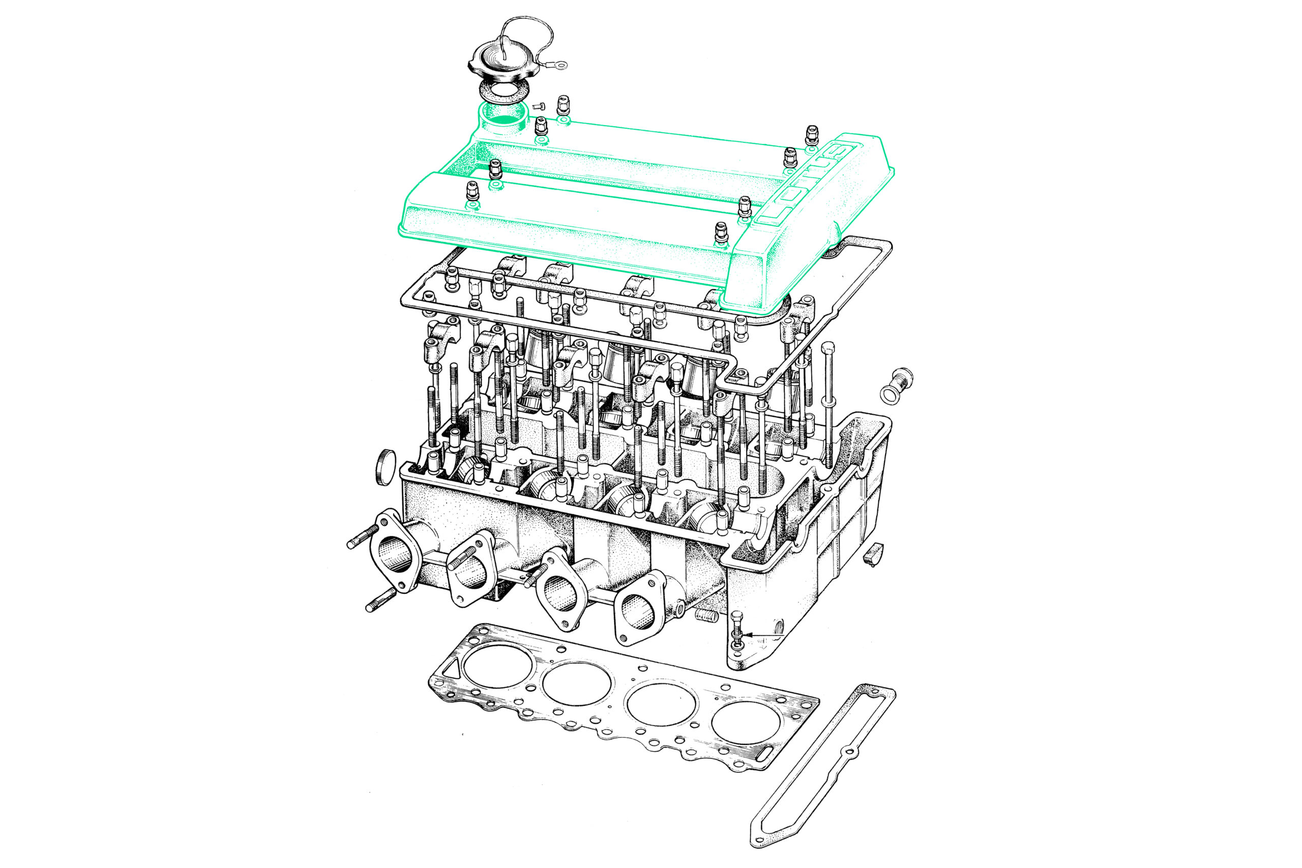 Cam Cover • Dry Sump